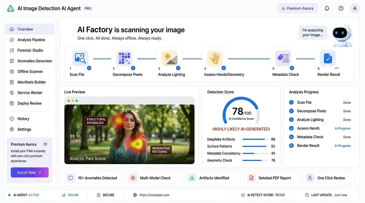 AI math solver — example of the AI tool dashboard software